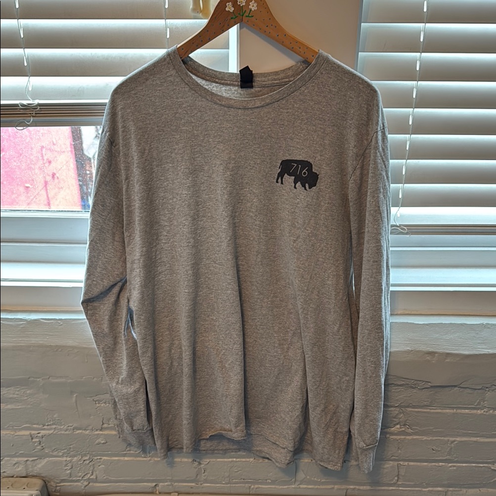 716 Buffalo Gray Long Sleeve Shirt 716 Buffalo Gray Long Sleeve Shirt